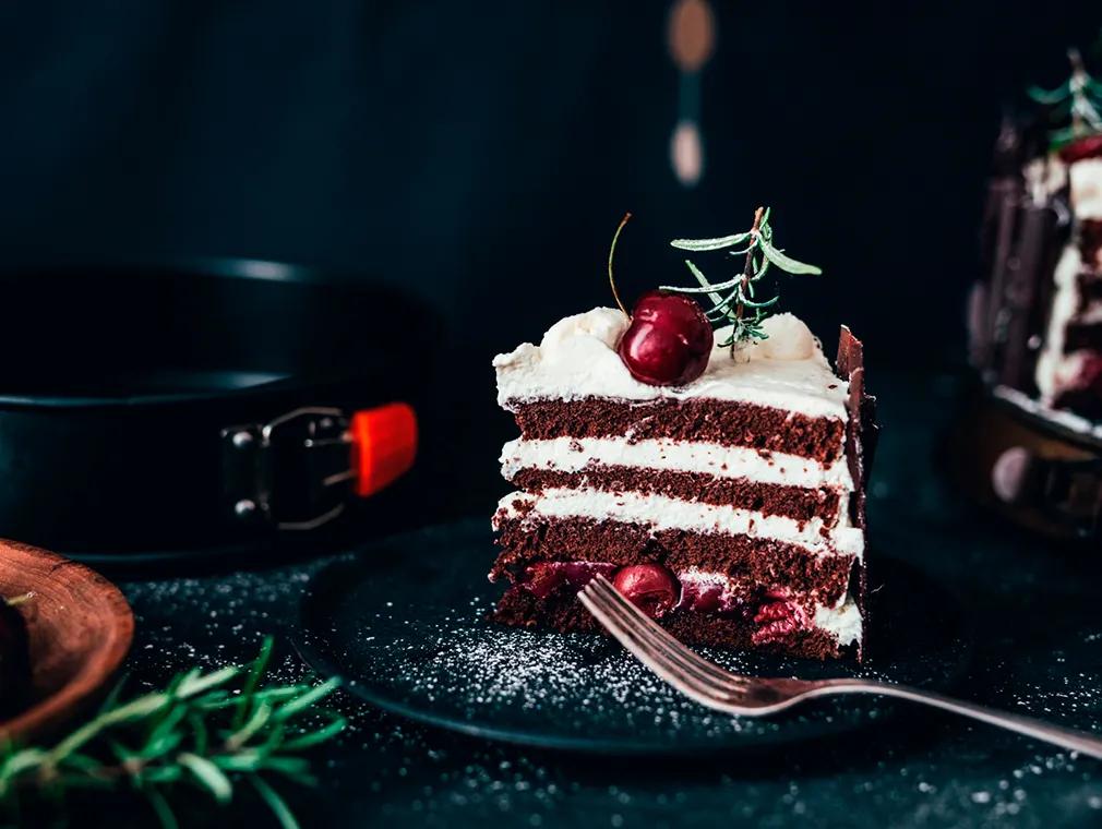 Zimowy Tort Szwarcwaldzki