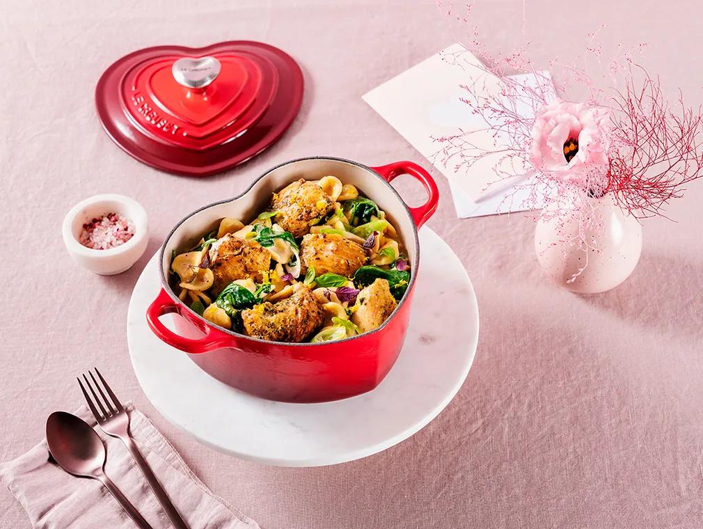 Kurczak z makaronem orecchiette