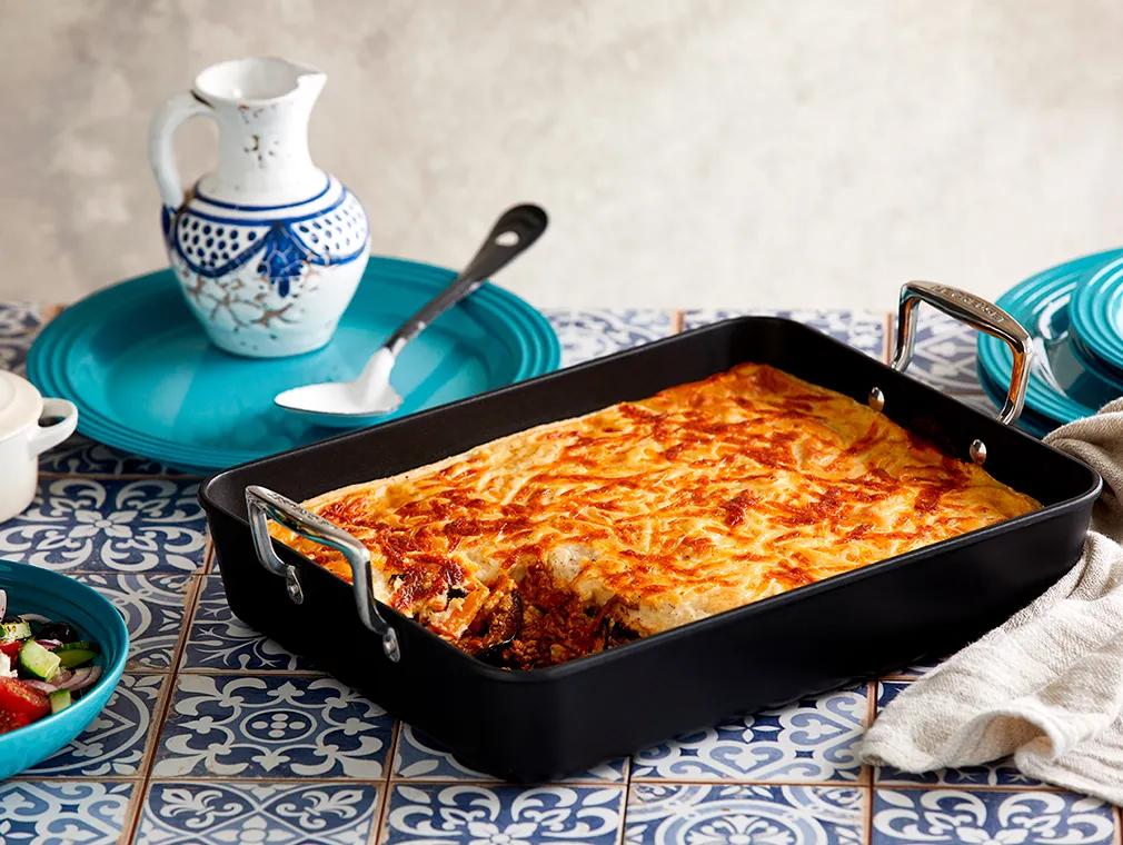 Moussaka z jagnięciną i batatami