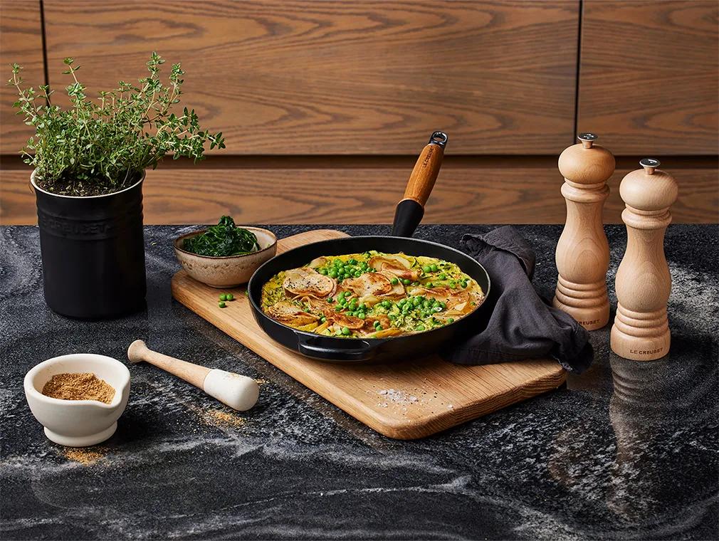 Zielona tortilla ziemniaczana