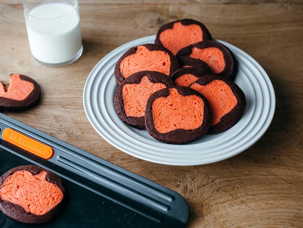 Slice and bake – dyniowe ciasteczka