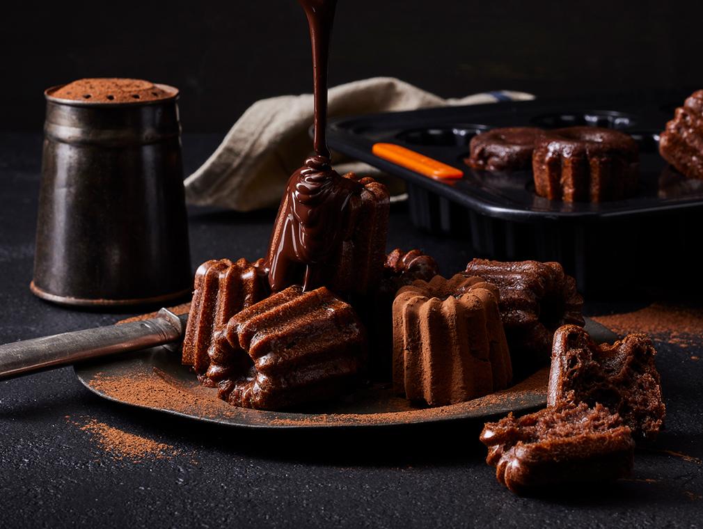 Czekoladowe cannelé