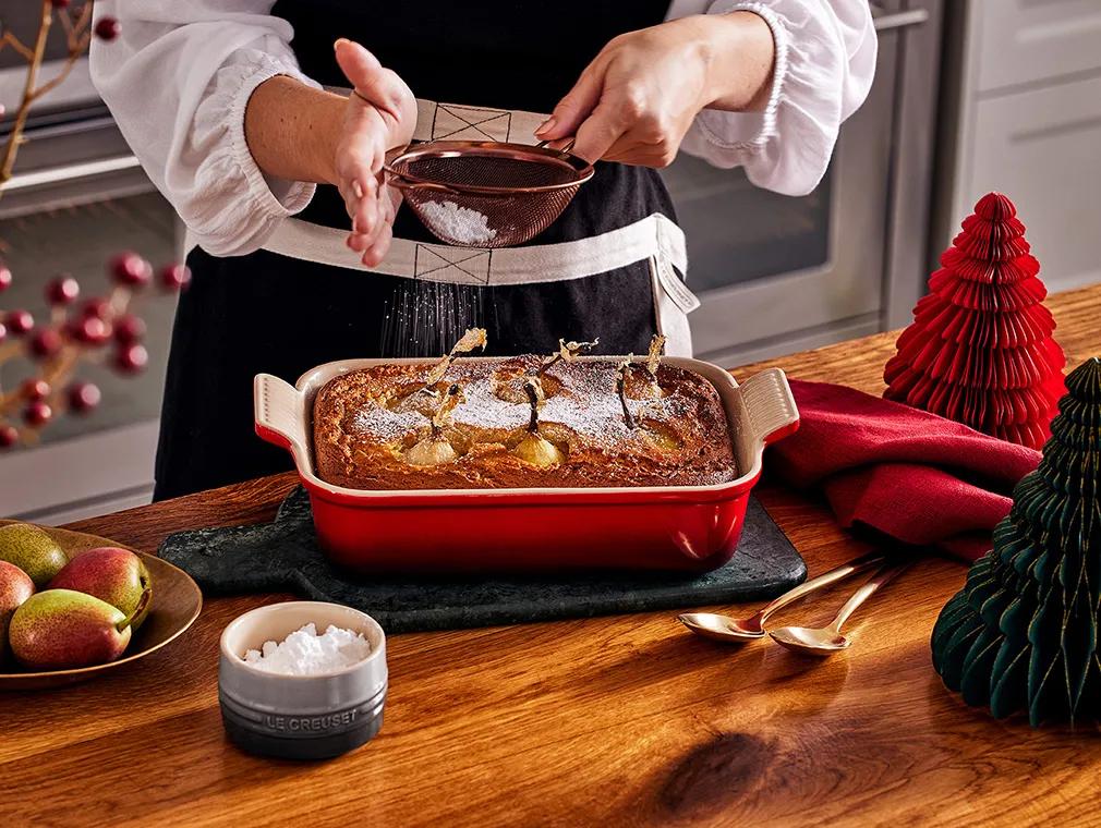 Pudding z gruszkami, imbirem i cynamonem