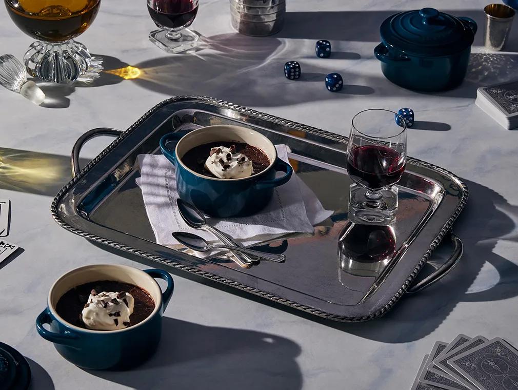 Pot de Crème z ciemnej czekolady z czerwonym winem